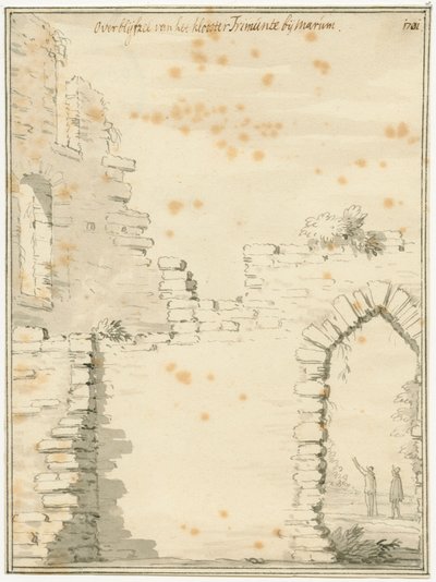 Ruins of the Trimunt Monastery near the Village of Marum by Jacobus Stellingwerff